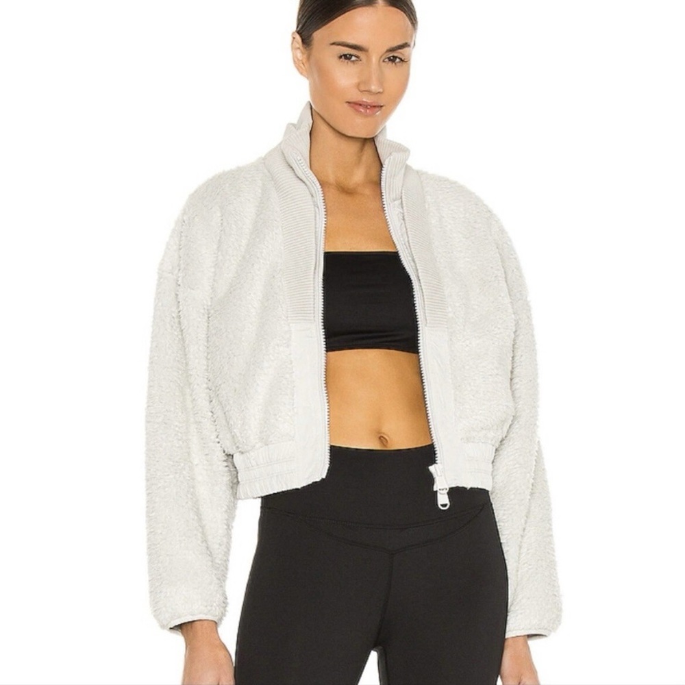 FP Movement by Free People Ivory Teddy Jacket - Picture 3 of 9